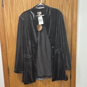 Black Velvet Blazer